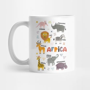 African Animals Mug